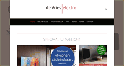 Desktop Screenshot of devrieselektro.nl